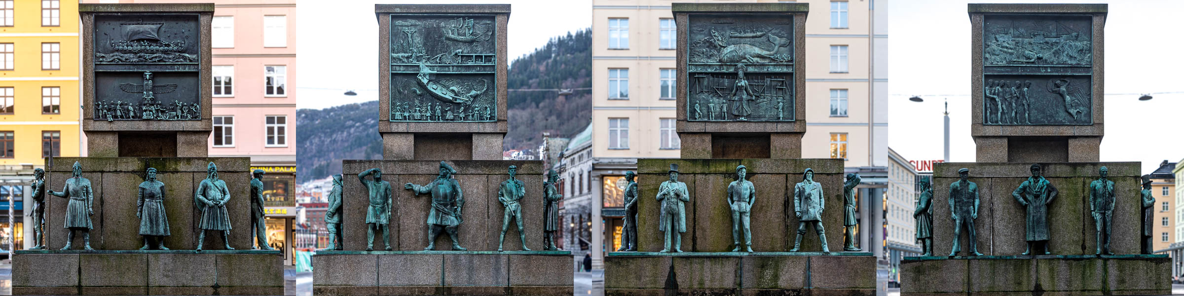 Bergen : Sjøfartsmonumentet (monument aux marins)