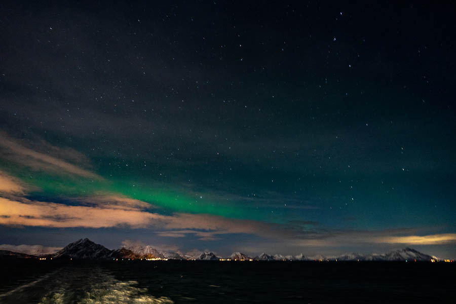 Aurore boréale sur les Lofoten
