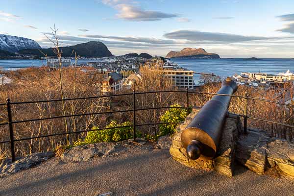 Ålesund : canon de Fjellstua