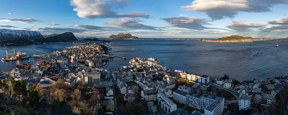 Ålesund depuis Fjellstua