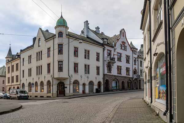 Ålesund : immeubles Jugendstil