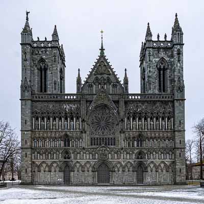 Trondheim : cathédrale de Nidaros