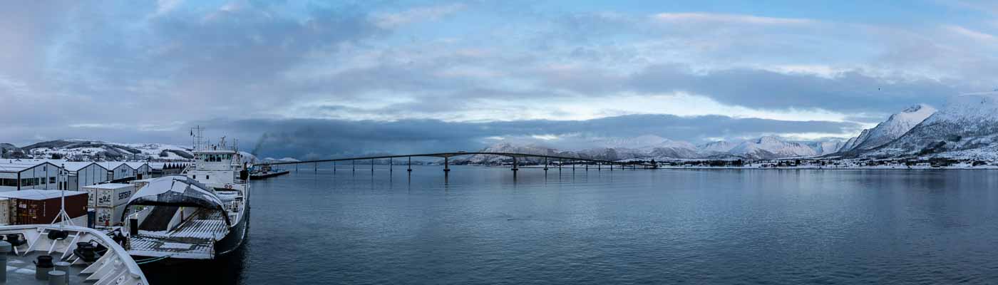 Sortland : pont sur le Sortlandsundet
