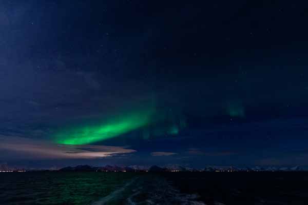 Aurore boréale sur les Lofoten
