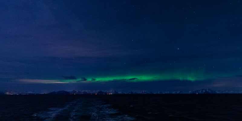 Aurore boréale sur les Lofoten