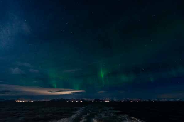 Aurore boréale sur les Lofoten