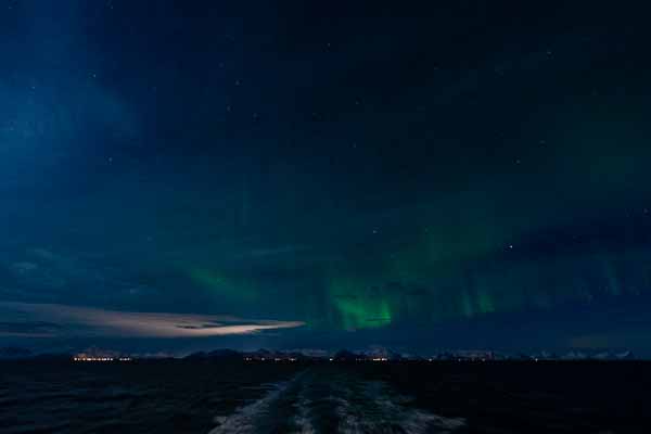 Aurore boréale sur les Lofoten