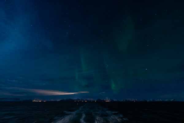 Aurore boréale sur les Lofoten