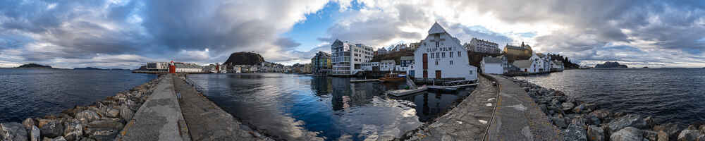 Ålesund : port depuis le phare