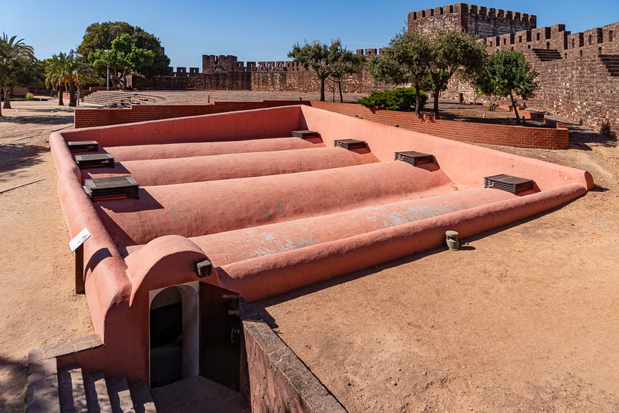 Château de Silves : citerne de la Maure