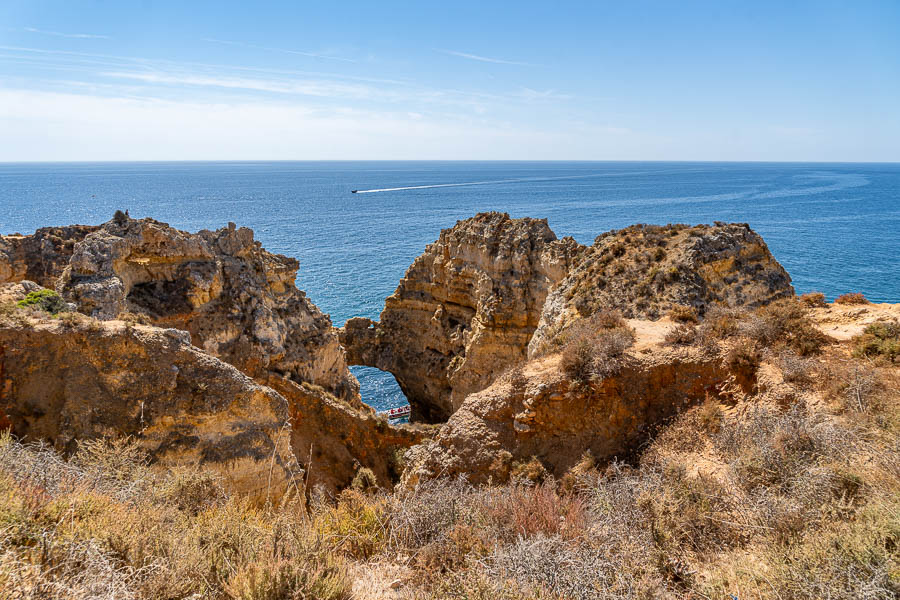 Lagos : falaises et arche