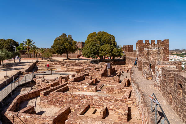 Château de Silves : ruines du palais musulman