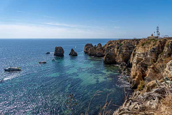 Lagos : falaises et phare