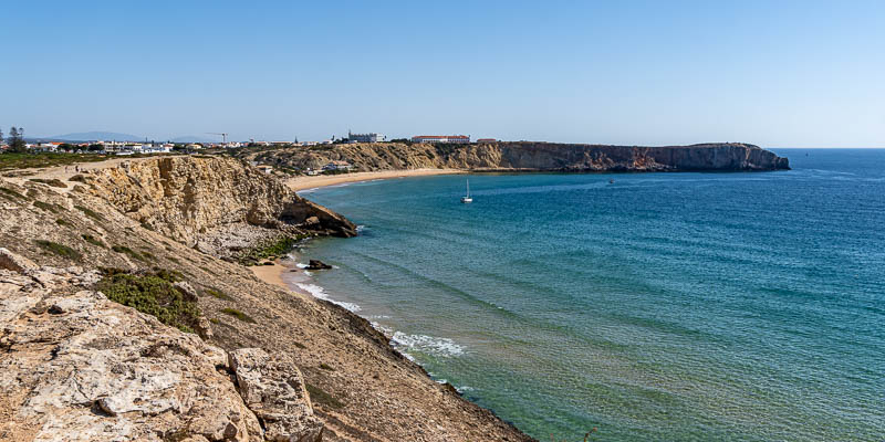 Sagres : praia da Mareta, hôtels