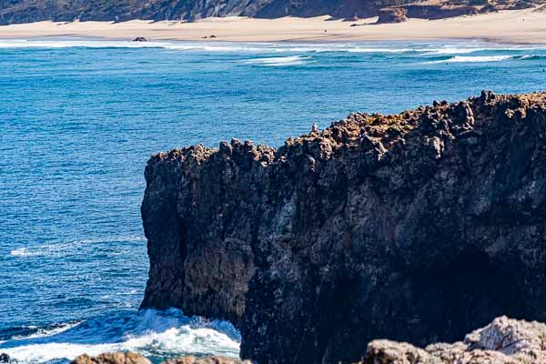 Costa Vicentina : falaises de Carrapateira, pêcheurs