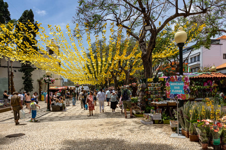 Funchal : marché aux fleurs