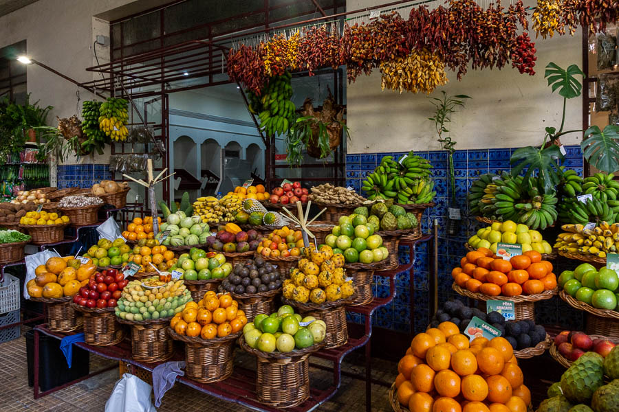 Funchal : mercado dos lavradores, fruits