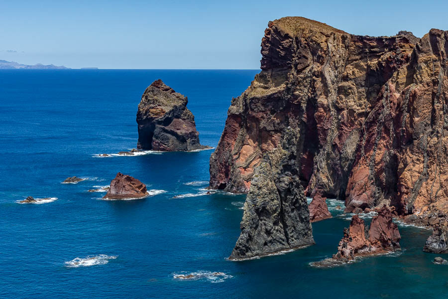 Pointe de São Lourenço : falaises