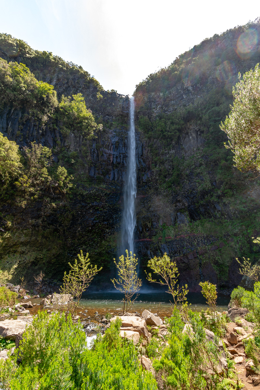 Cascade de Risco, lagoa do Vento