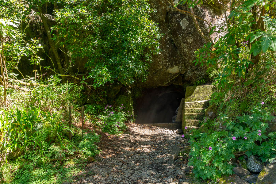 Tunnel de la levada do Norte : entrée ouest