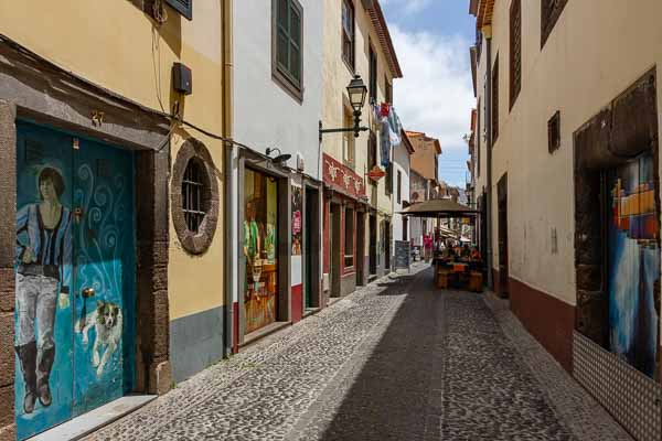 Funchal : rue de la vieille ville