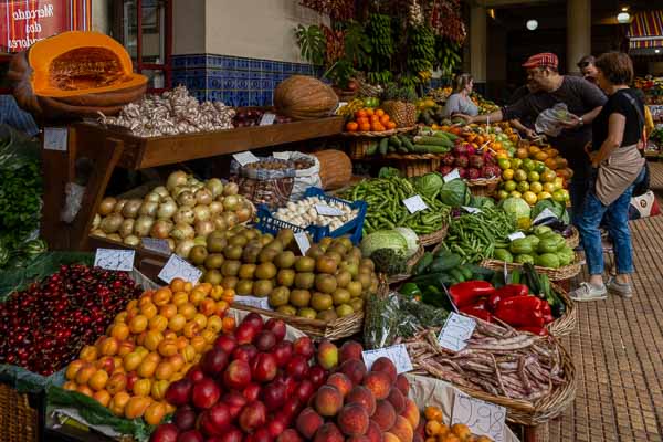 Funchal : mercado dos lavradores, fruits