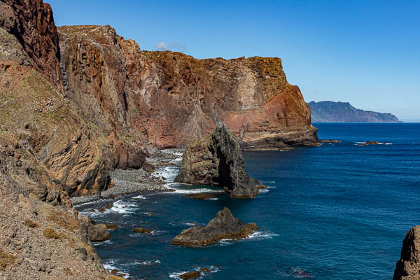 Pointe de São Lourenço : falaises