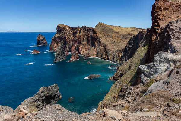 Pointe de São Lourenço : falaises