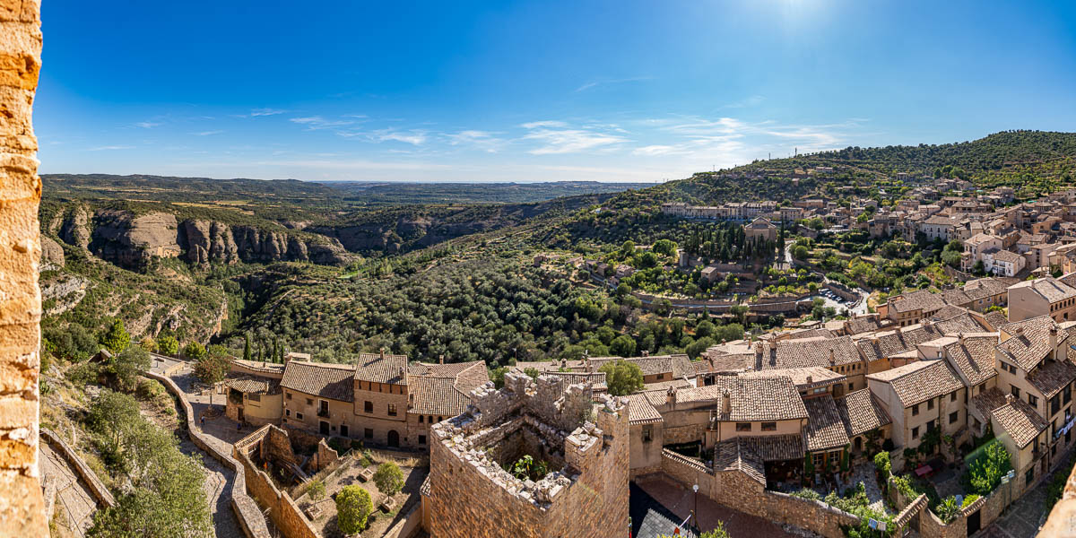 Alquézar, collégiale : vue du clocher