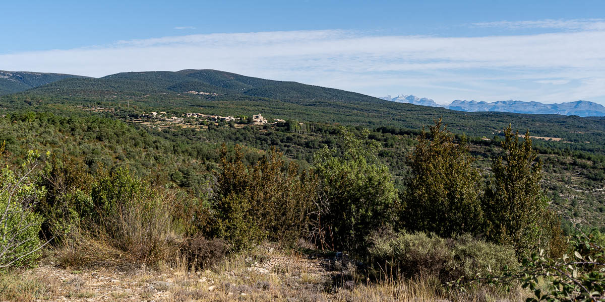 Lecina, mont Perdu au loin