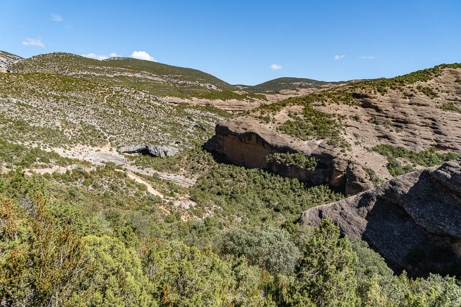Alquézar : gorges du rio Vero
