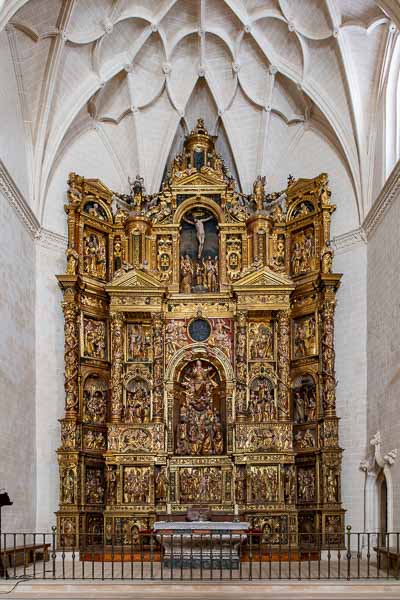 Alquézar, collégiale : retable baroque
