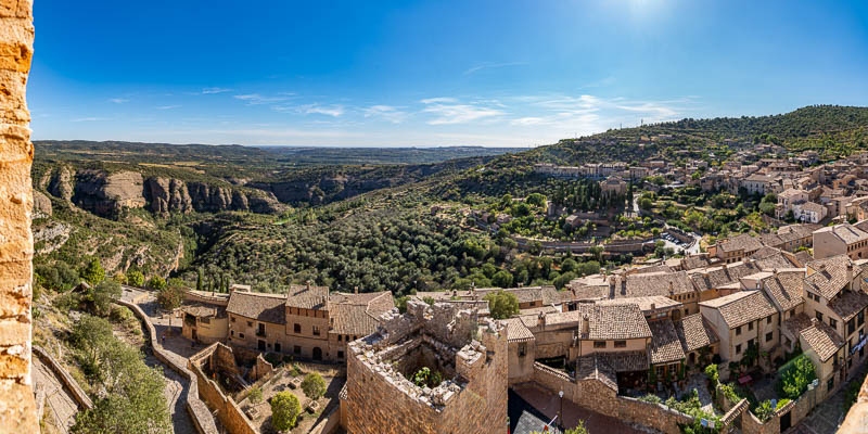 Alquézar, collégiale : vue du clocher