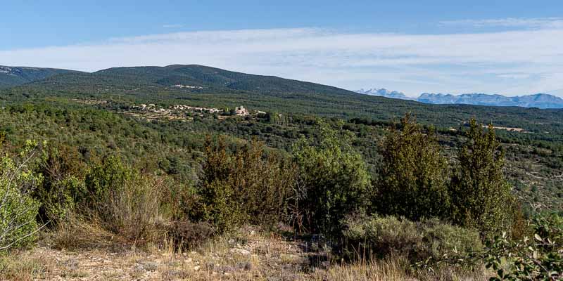 Lecina, mont Perdu au loin