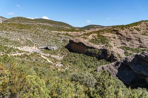 Alquézar : gorges du rio Vero
