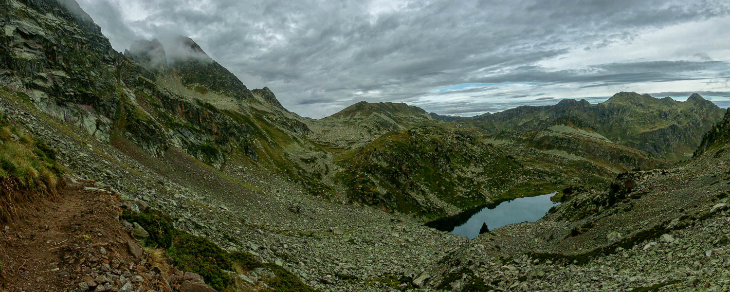 Col des Calmettes et étang Bleu