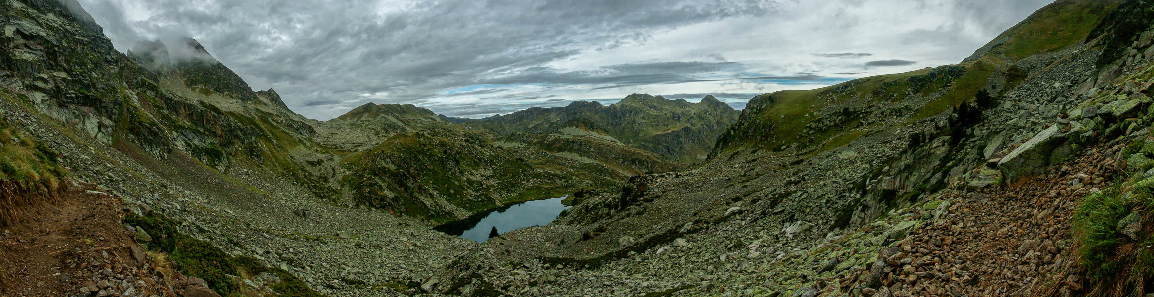 Col des Calmettes et étang Bleu