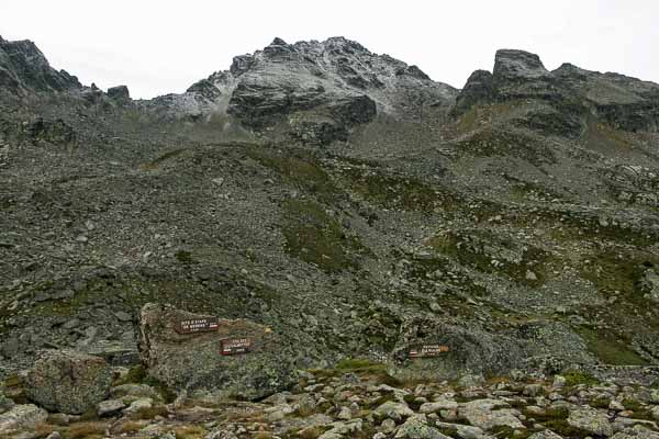 Pic du Rulhe depuis le col des Calmettes