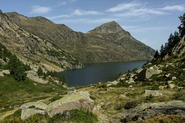 Étang de Naguille et pic de Cimet, 2423 m