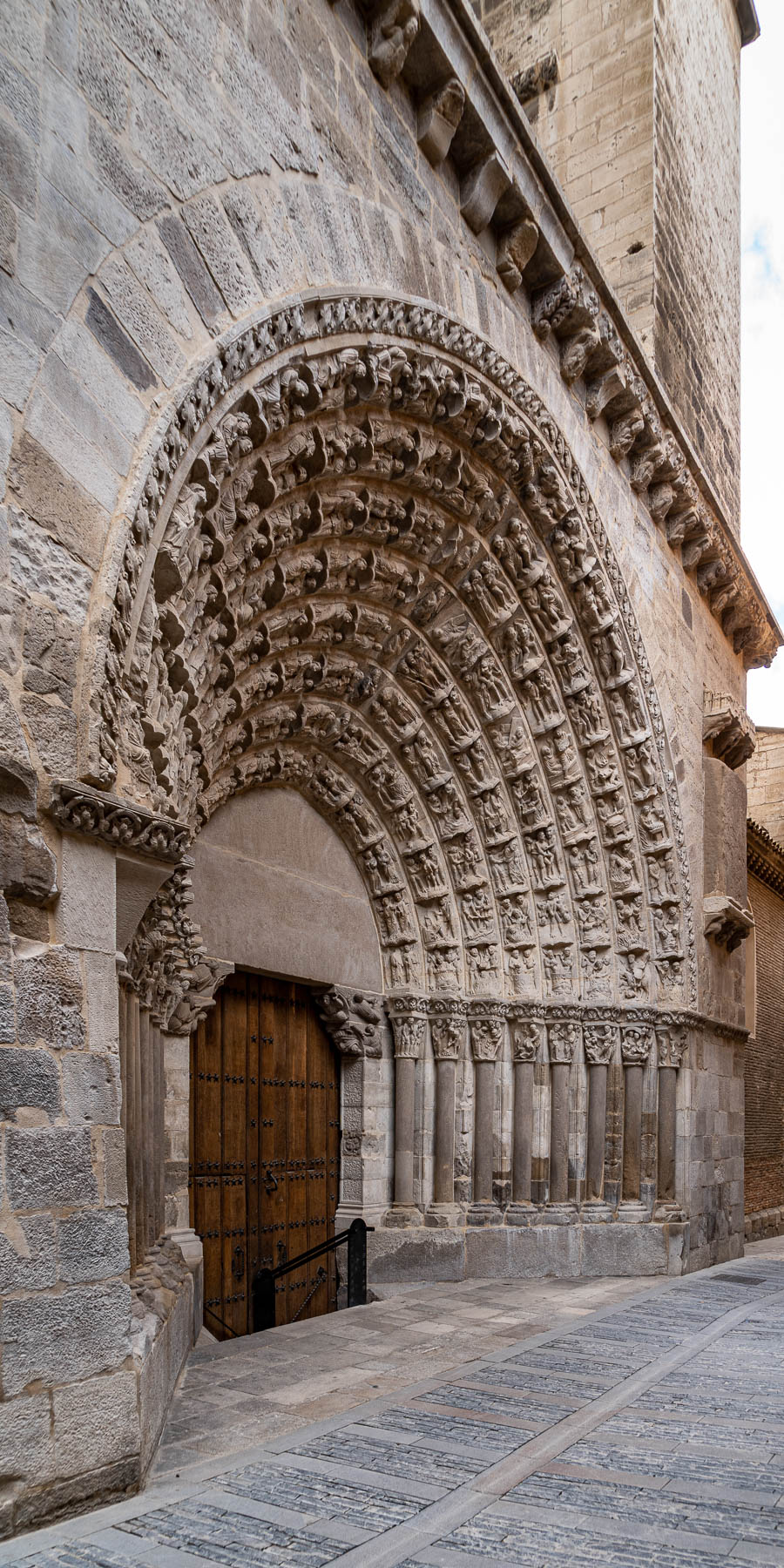 Tudela, cathédrale : puerta del Juicio