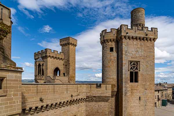 Palais royal d'Olite : tour des Quatre Vents et tour de Guet