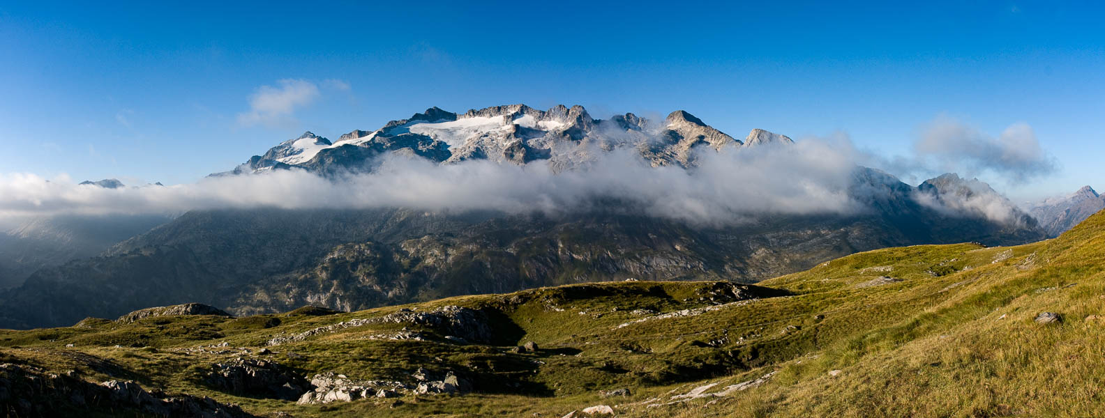 Port de Venasque, vue du massif de la Maladeta