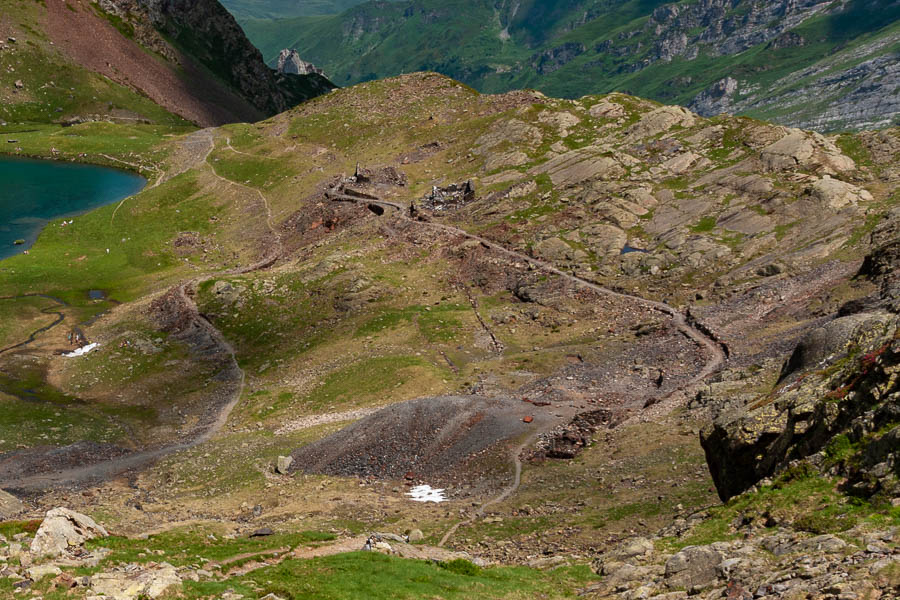 Ancienne mine de fer du lac d'Anglas