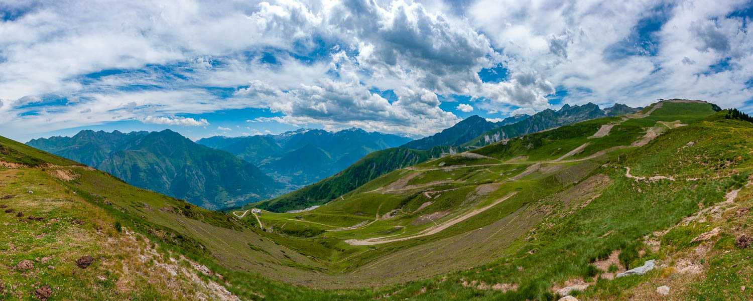 Col de Riou : versant est