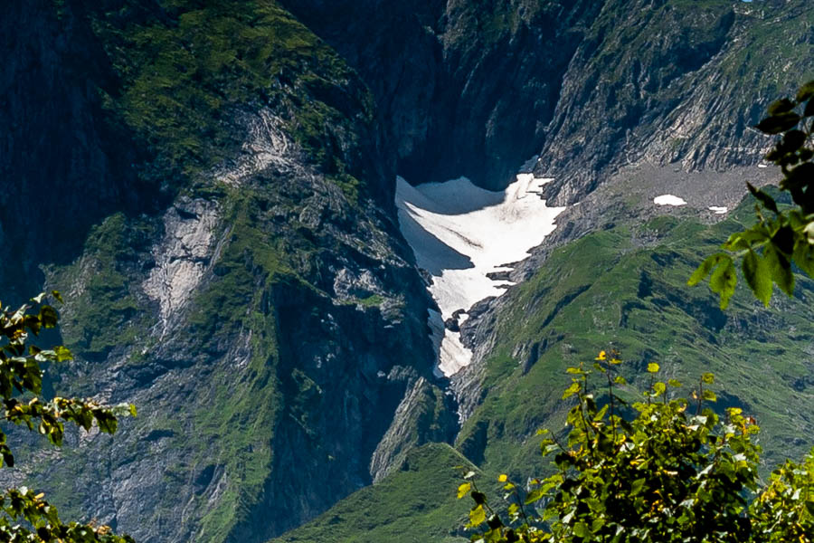 Mont Valier et glacier d'Arcouzan