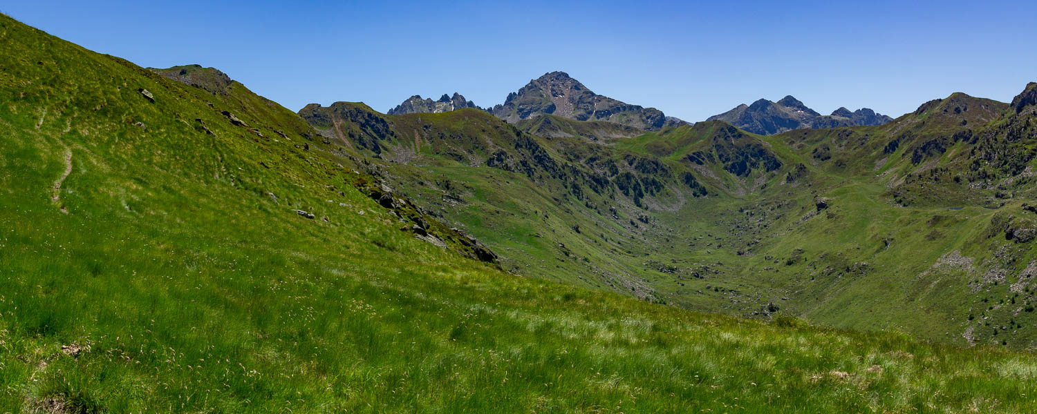 Pic de Rulhe depuis le col de la Didorte