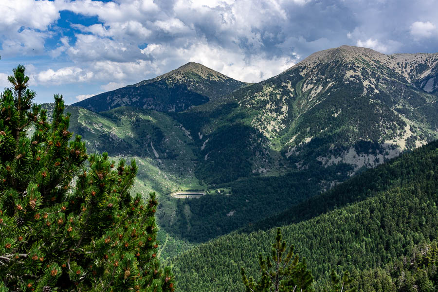 Col Mitja depuis le pla de Cedelles