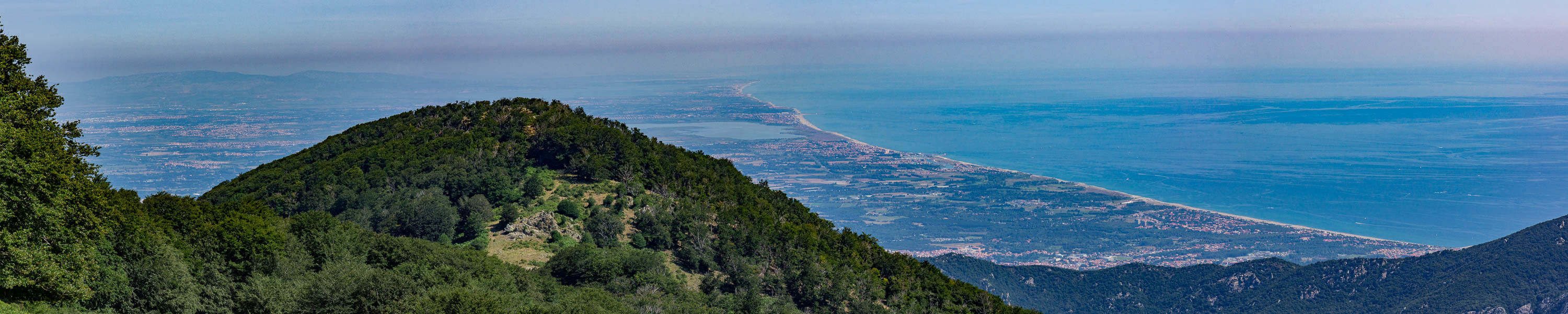 La plaine du Roussillon et la mer