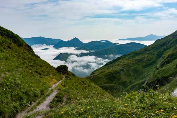 Col de Tortes, 1799 m : vue est