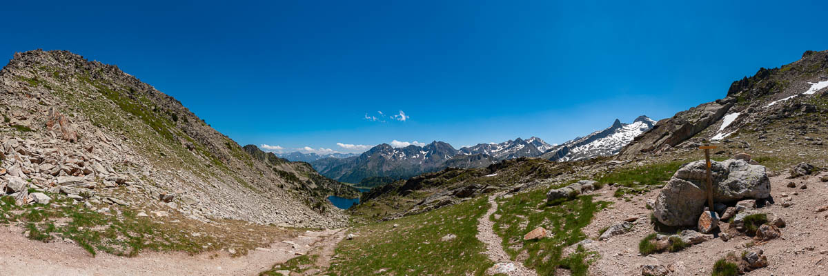 Col de Madamète, 2509 m : versant sud